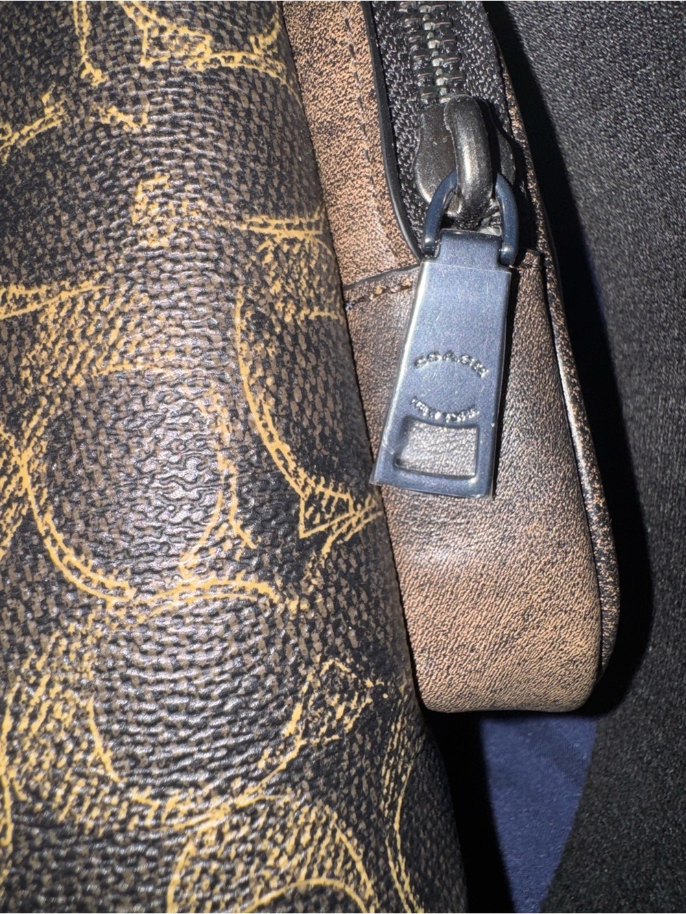 Coach Finn Loved Signature Canvas Crossbody Bag - Picture 6 of 8